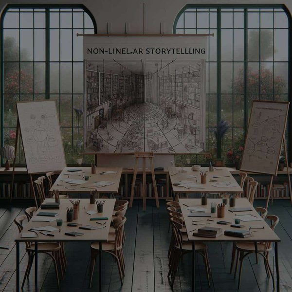 Comment concevoir un atelier d'écriture créative centré sur la narration non linéaire?