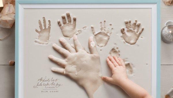 Découvrez nos kits d'empreintes personnalisés pour un cadeau inoubliable